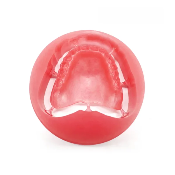Usinage PMMA rose veiné Huge dental
